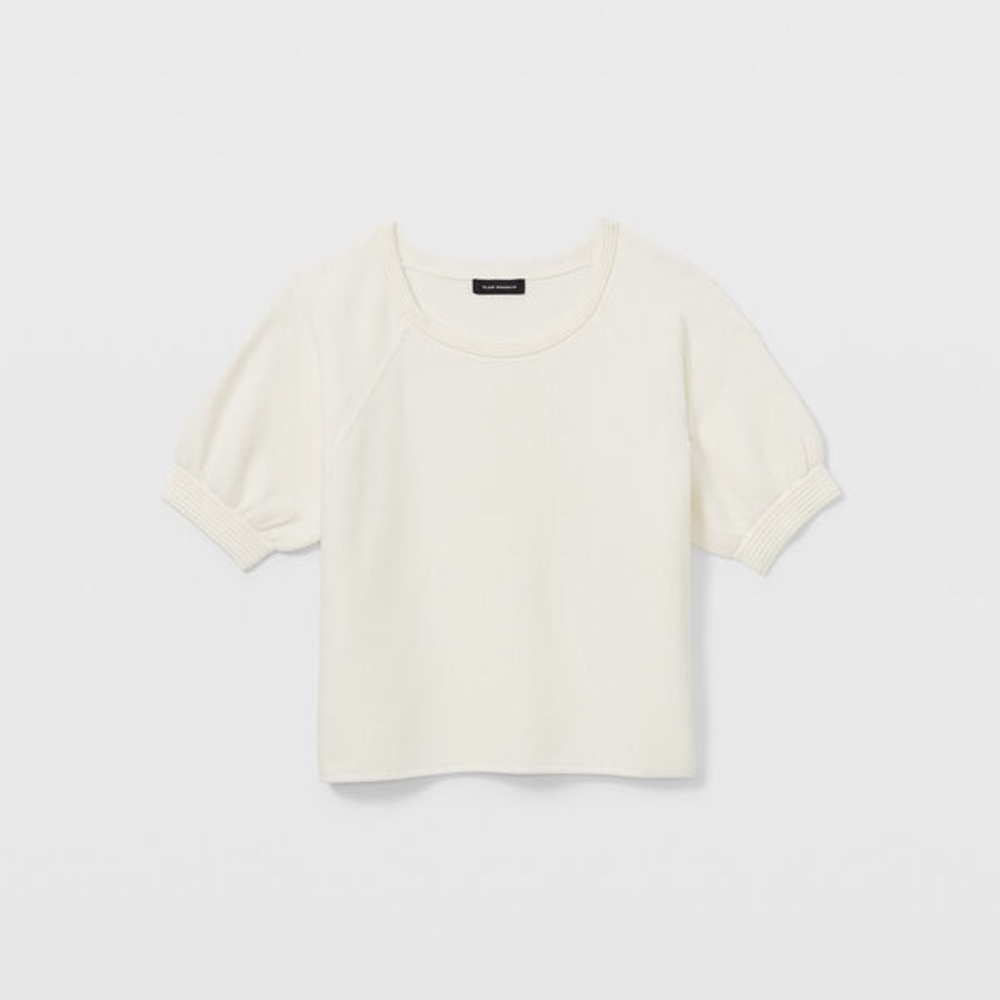 Club Monaco Puff Sleeve Sweater, Ivory